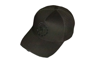 Triple Black Distressed Snapback